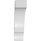 Ekena Millwork 5 1/2-in. W x 18-in. D x 22-in. H Balboa Architectural Grade PVC Knee Brace BRCP055X18X22BOA - alternate 5